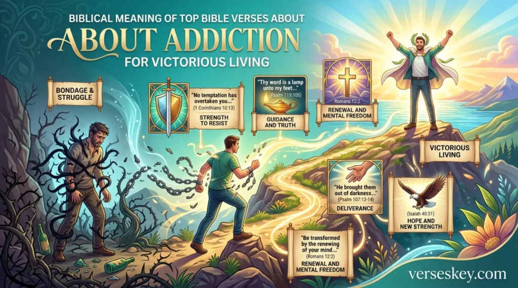 Biblical Meaning of Top Bible Verses About Addiction for Victorious Living