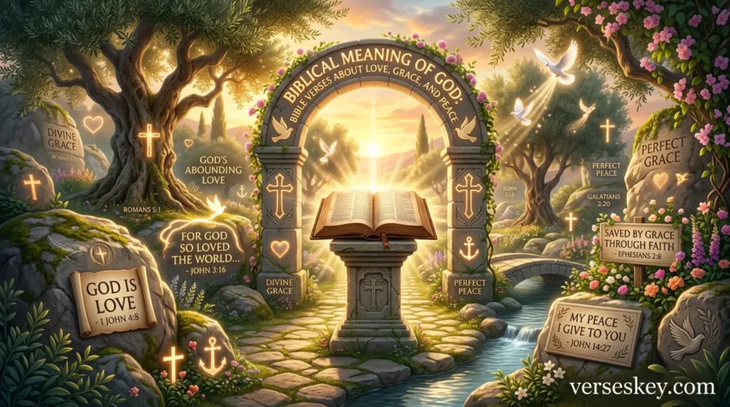 Biblical Meaning of God Bible Verses About Love, Grace, and Peace