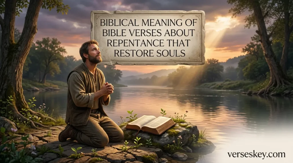 Biblical Meaning of Bible Verses About Repentance That Restore Souls