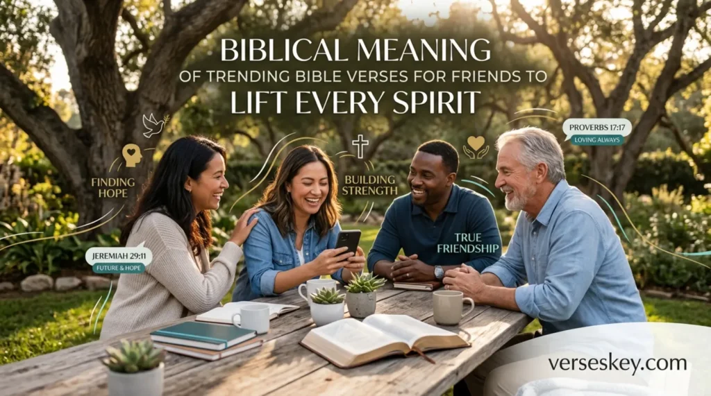 Bible Verses About Best Friends for Lifelong Friendship