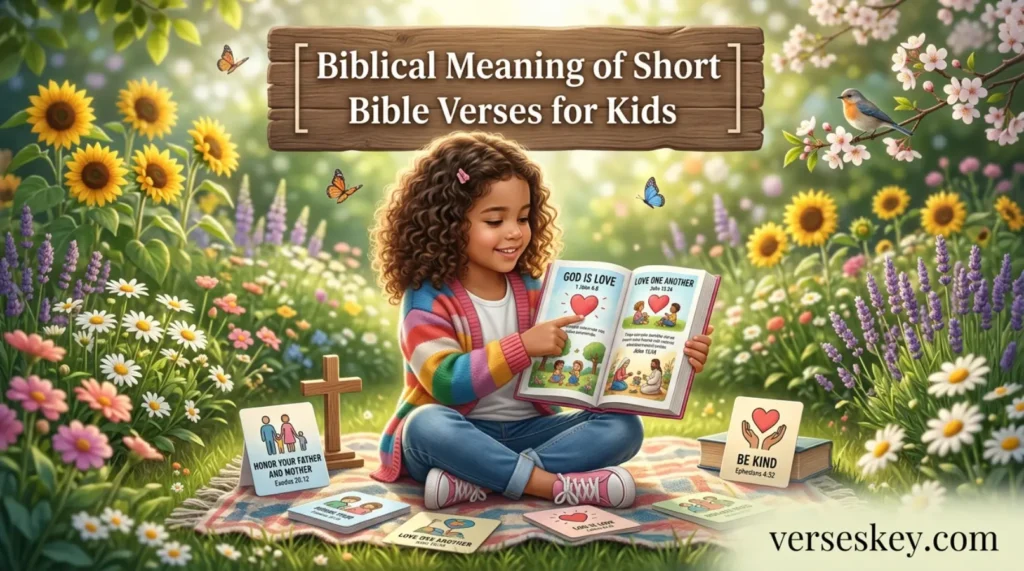 Biblical Meaning of Short Bible Verses for Kids