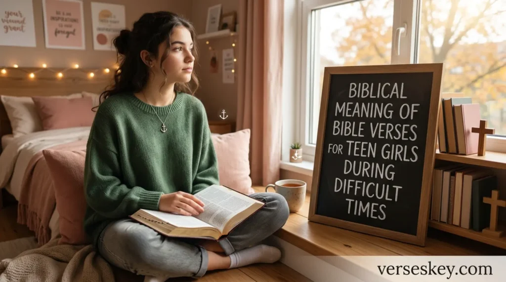 Biblical Meaning of Bible Verses for Teen Girls During Difficult Times