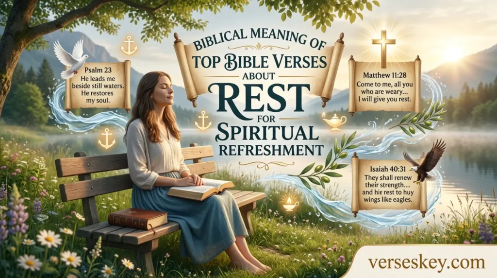 Biblical Meaning of Top Bible Verses About Rest