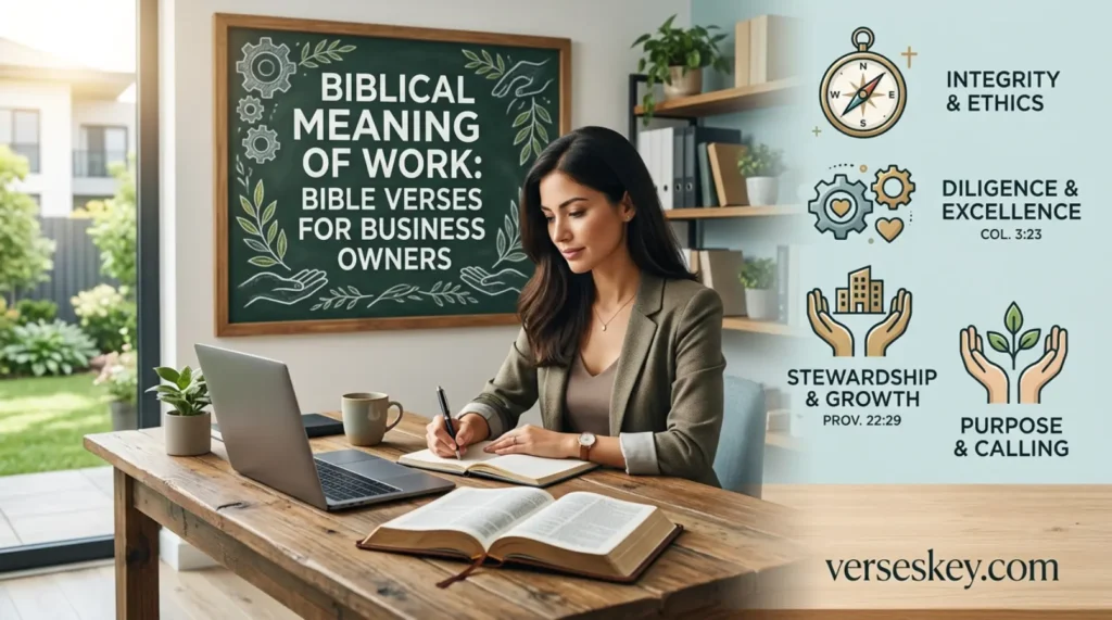 Biblical Meaning of Work Bible Verses for Business Owners