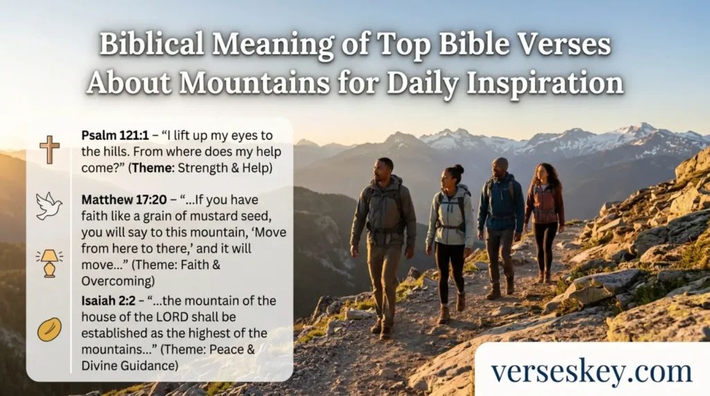 Biblical Meaning of Top Bible Verses About Mountains for Daily Inspiration