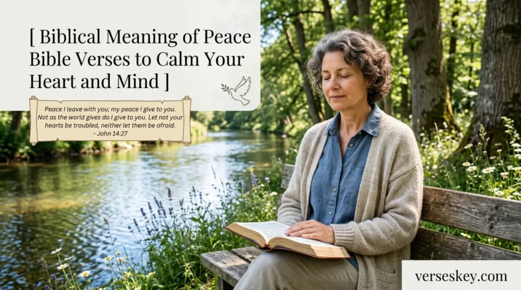 Biblical Meaning of Peace Bible Verses to Calm Your Heart and Mind