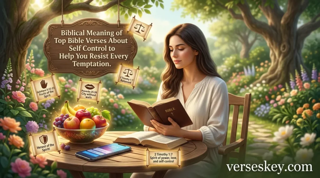 Biblical Meaning of Top Bible Verses About Self Control