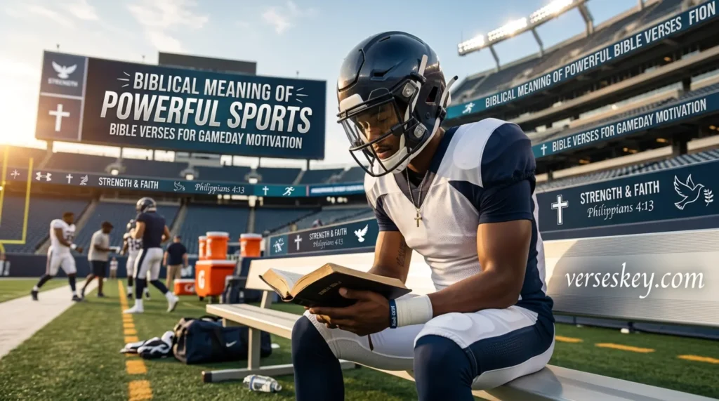 Biblical Meaning of Powerful Sports Bible Verses for Gameday Motivation