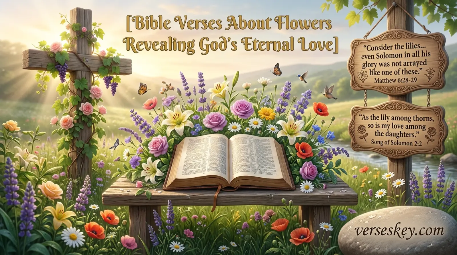 Bible Verses About Flowers Revealing God's Eternal Love