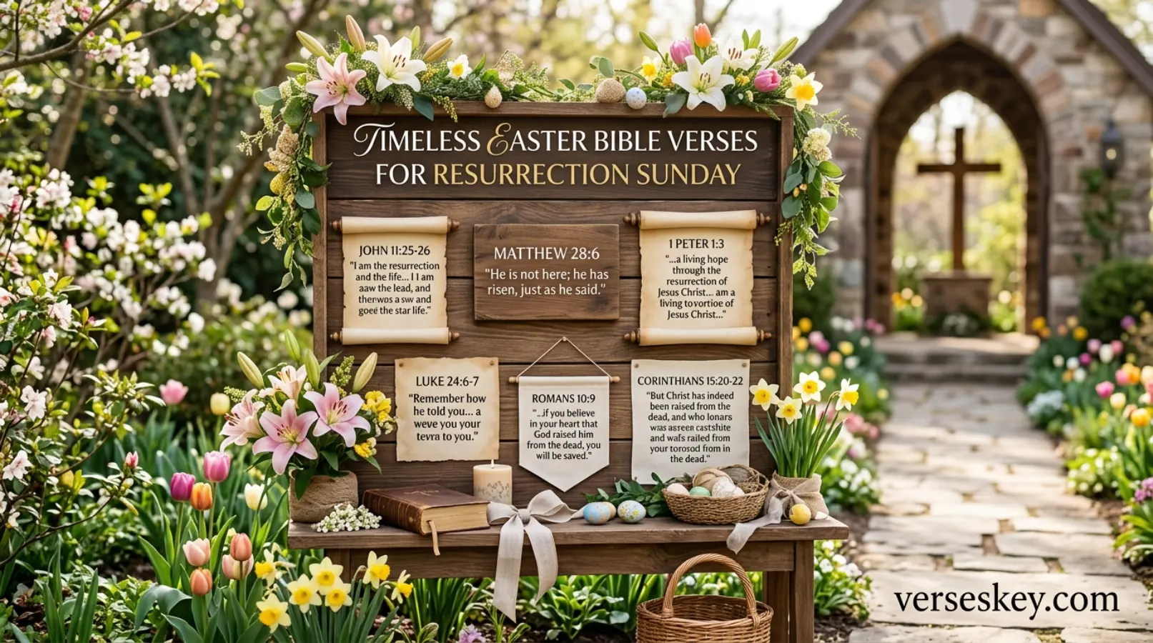 Timeless Easter Bible Verses for Resurrection Sunday