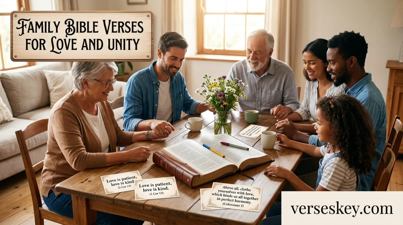 Family Bible Verses for Love and Unity