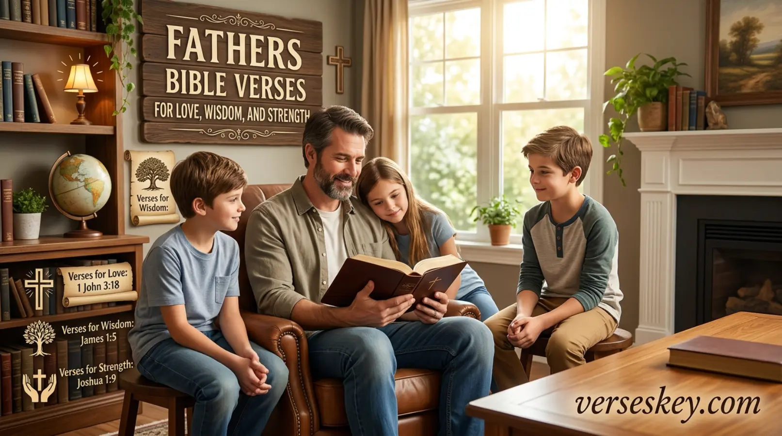 Fathers Bible Verses for Love, Wisdom, and Strength