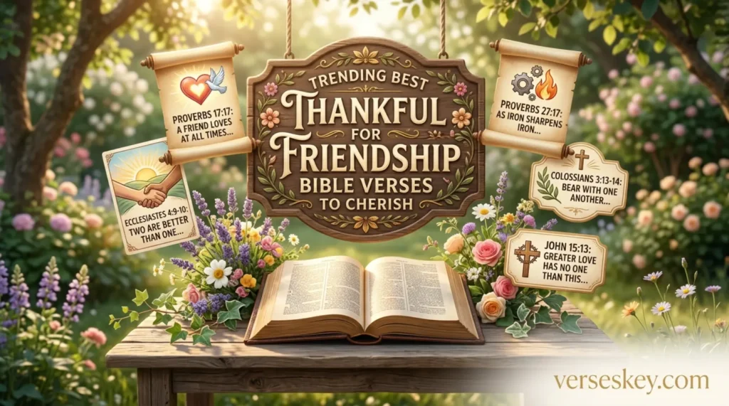 Trending Best Thankful for Friendship Bible Verses to Cherish