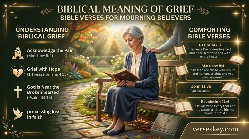 Biblical Meaning of Grief Bible Verses for Mourning Believers