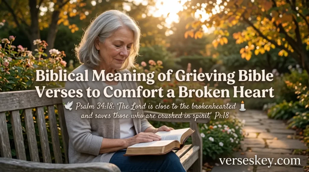 Biblical Meaning of Grieving Bible Verses