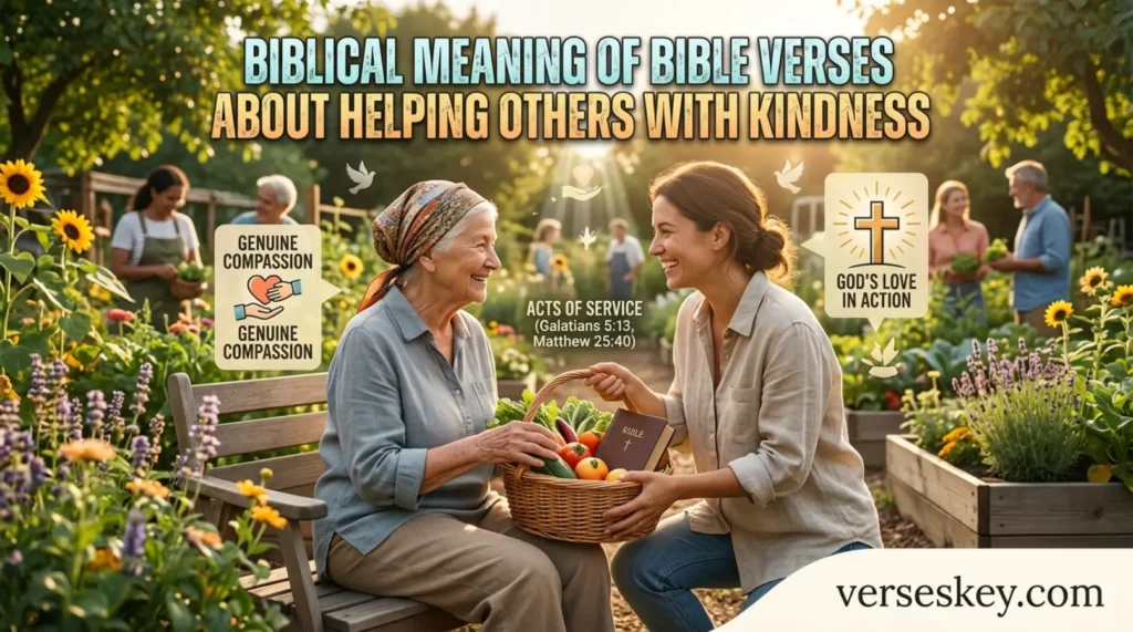 Biblical Meaning of Bible Verses About Helping Others With Kindness