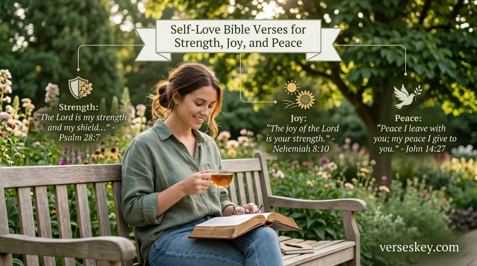 Self Love Bible Verses for Strength, Joy, and Peace
