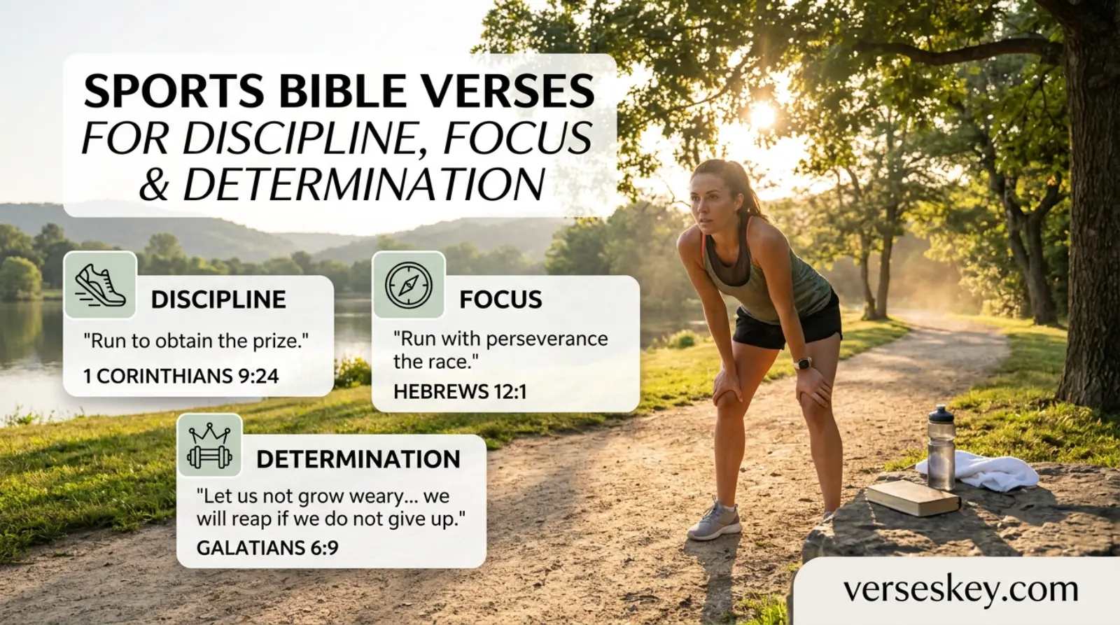 Sports Bible Verses for Discipline Focus and Determination