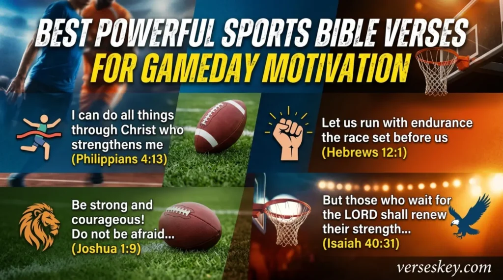 Best Powerful Sports Bible Verses for Gameday Motivation