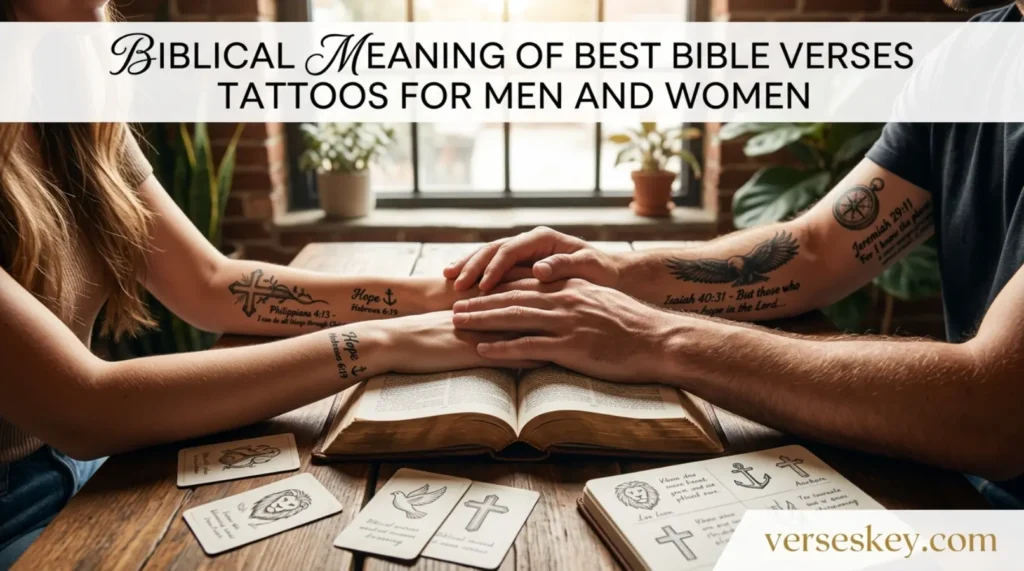 Biblical Meaning of Best Bible Verses Tattoos for Men and Women
