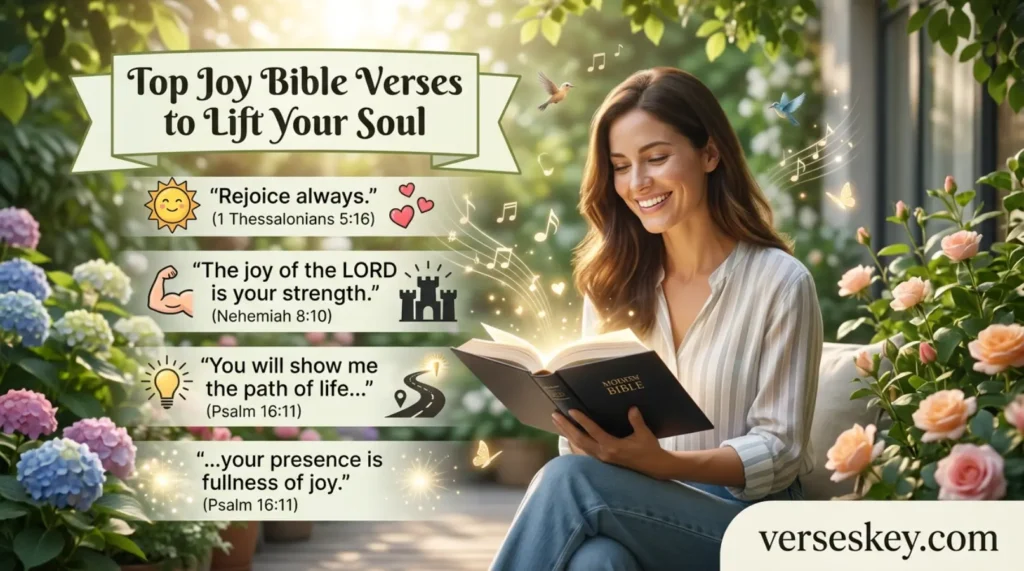 Top Joy Bible Verses to Lift Your Soul