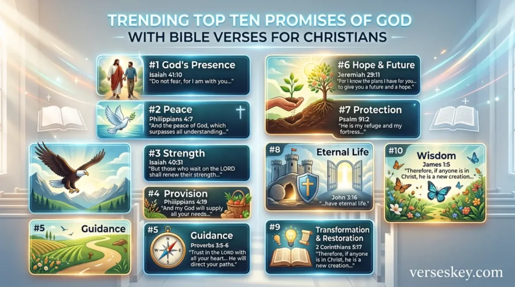 Trending Top Ten Promises of God with Bible Verses for Christians
