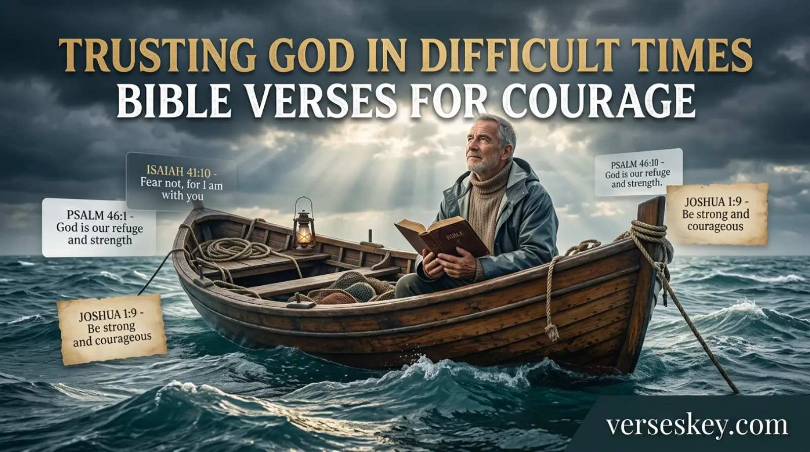 Trusting God in Difficult Times Bible Verses for Courage