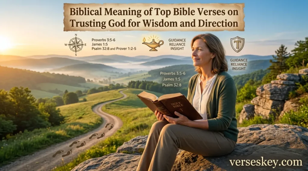 Biblical Meaning of Top Bible Verses on Trusting God for Wisdom and Direction