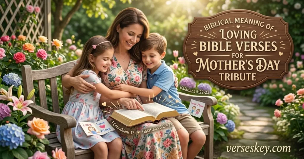 Biblical Meaning of Loving Bible Verses for Mother's Day Tribute