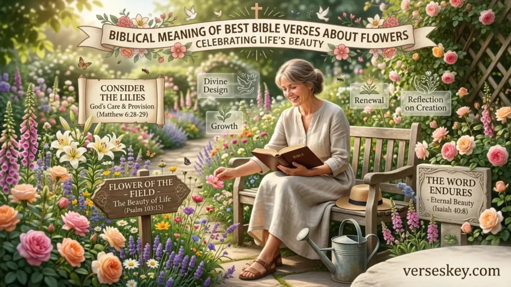 Biblical Meaning of Best Bible Verses About Flowers
