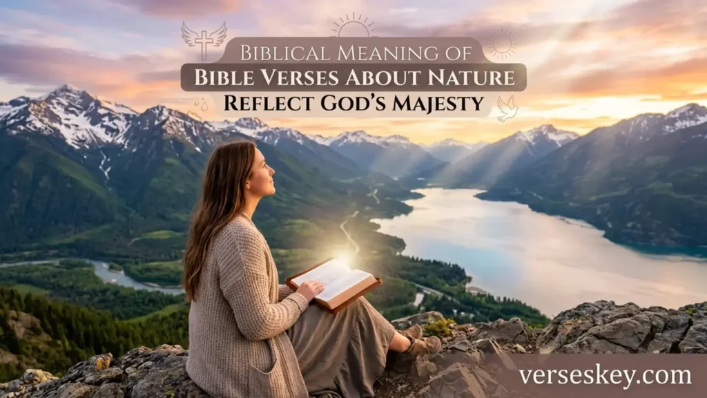 Biblical Meaning of Bible Verses About Nature Reflect God's Majesty