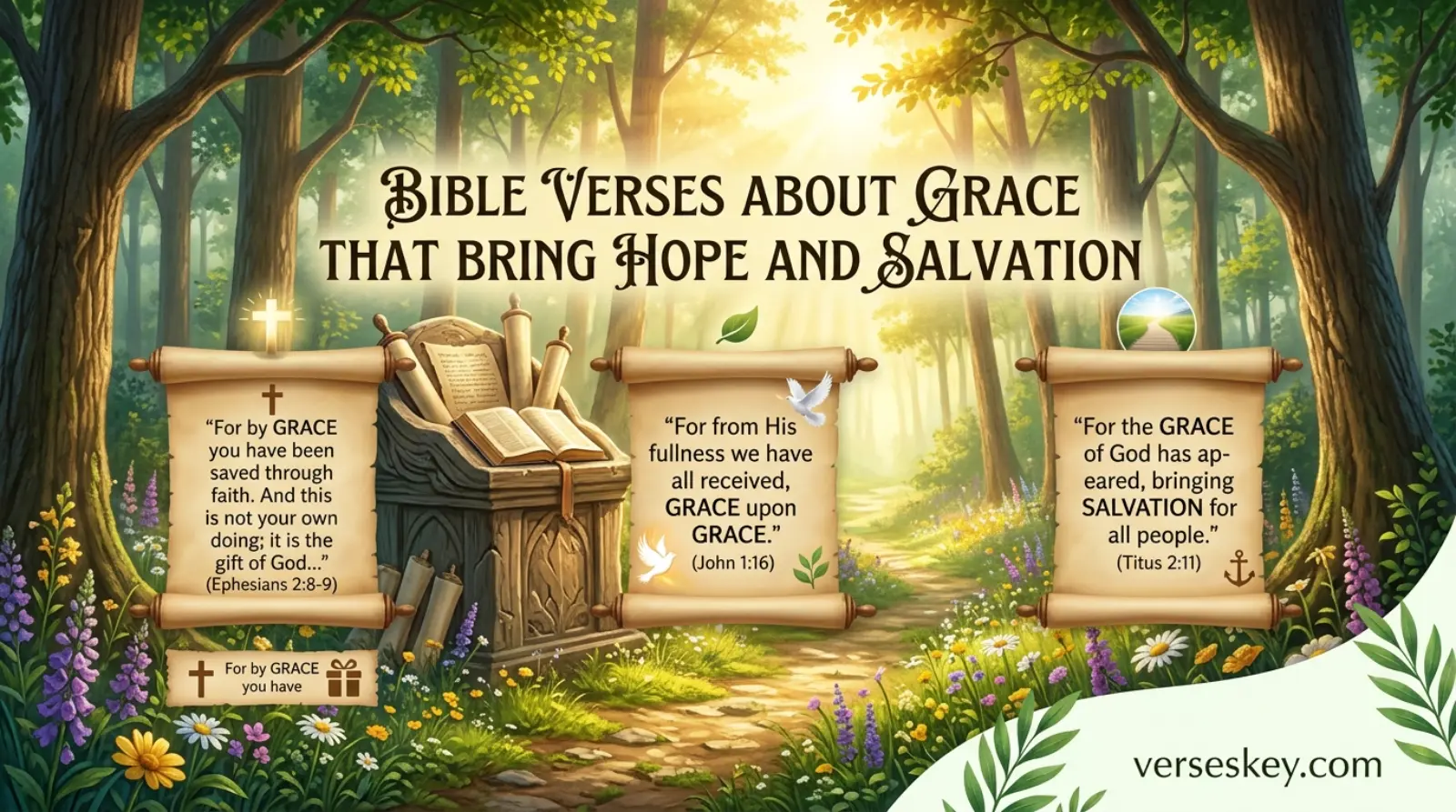 Bible Verses About Grace That Bring Hope and Salvation