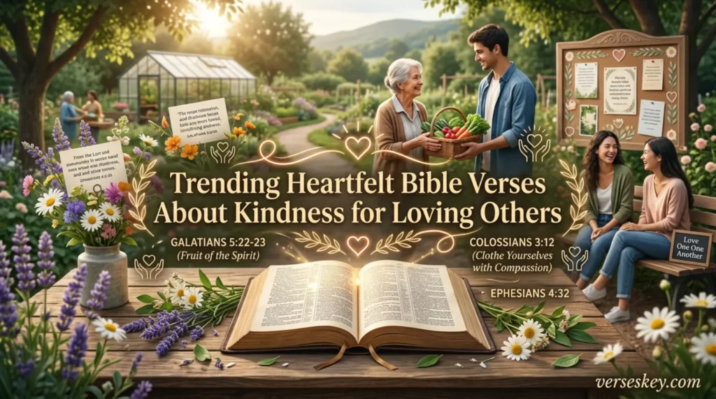 Trending Heartfelt Bible Verses About Kindness for Loving Others