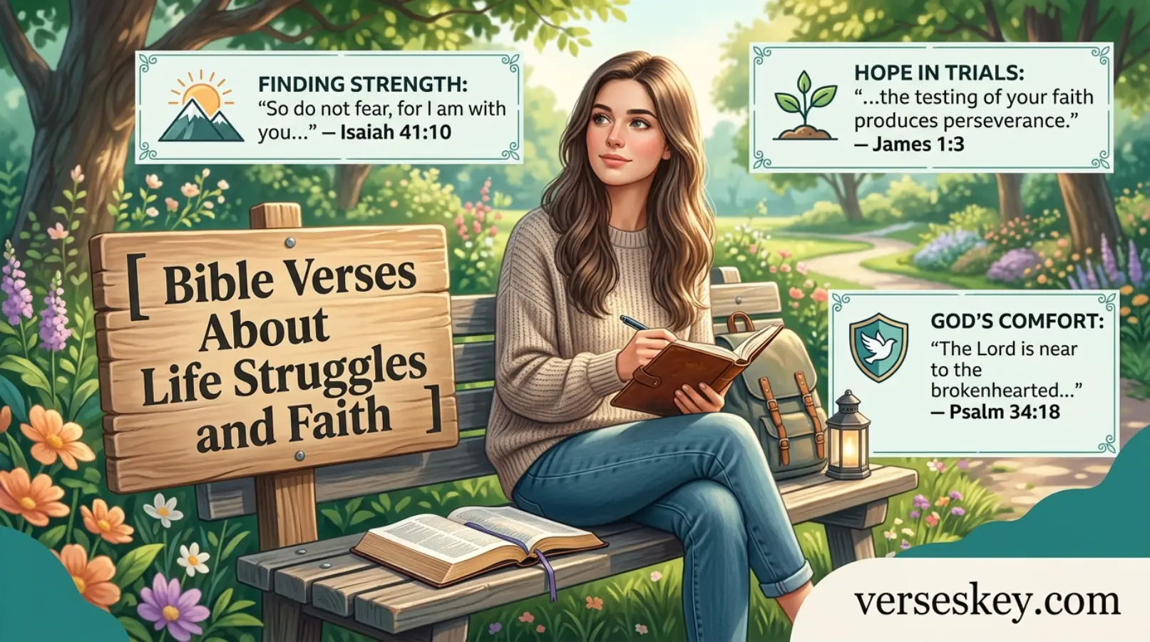 Bible Verses About Life Struggles and Faith
