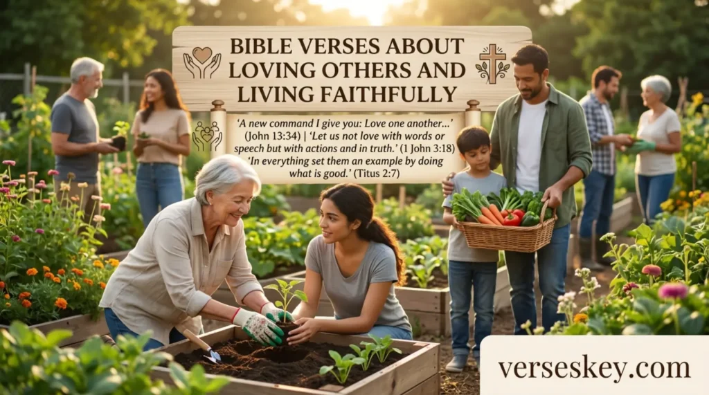 Bible Verses About Loving Others and Living Faithfully