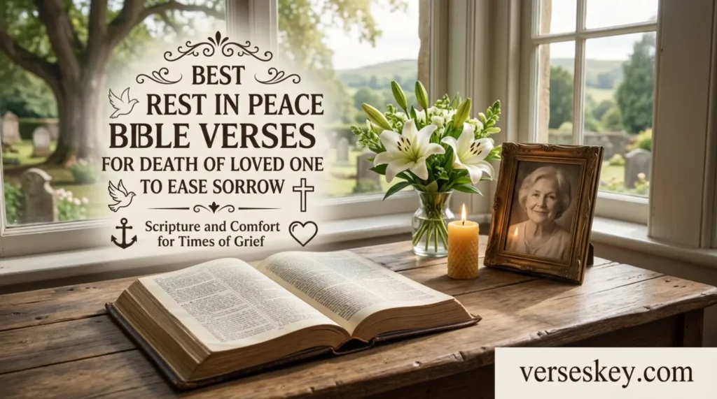 Best Rest in Peace Bible Verses for Death of Loved One to Ease Sorrow