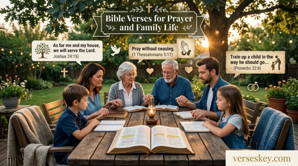 Bible Verses for Prayer and Family Life