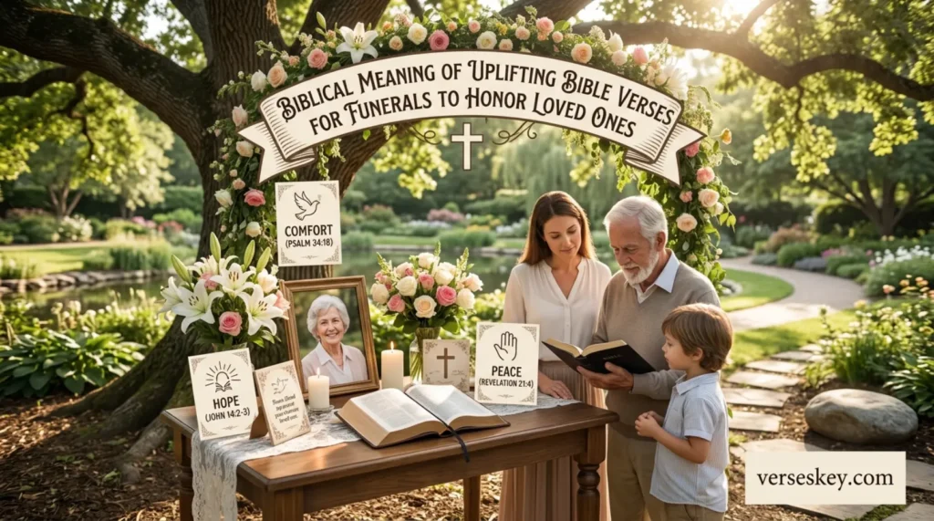 Biblical Meaning of Uplifting Bible Verses for Funerals