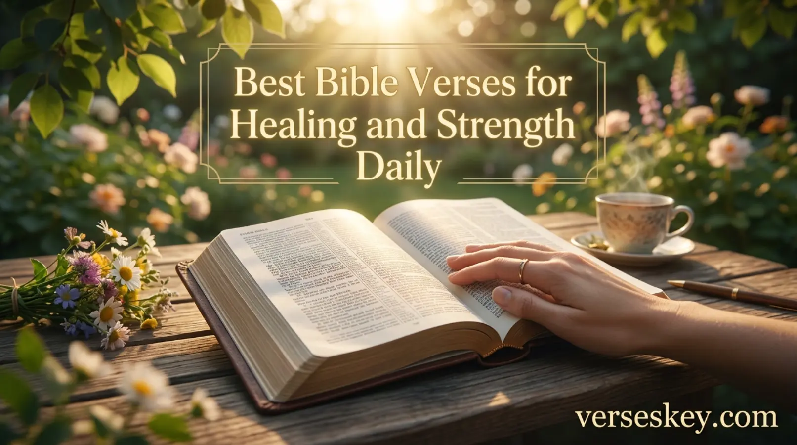 Best Bible Verses for Healing and Strength Daily