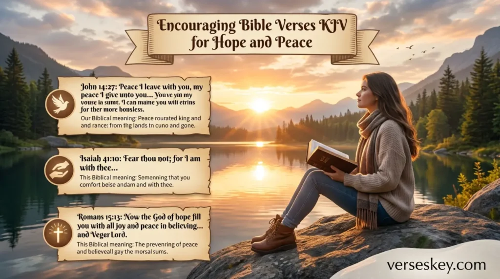 Biblical Meaning of Encouraging Bible Verses KJV for Hope and Peace
