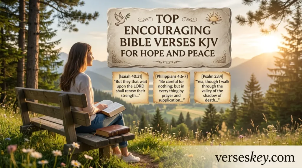 Top Encouraging Bible Verses KJV for Hope and Peace