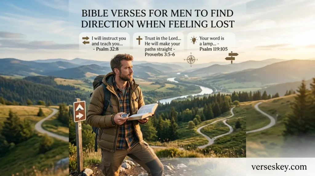Bible Verses for Men to Find Direction When Feeling Lost