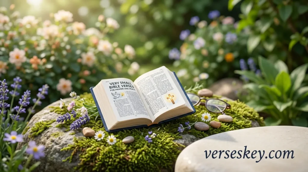 Very Small Bible Verses for Prayer and Peace