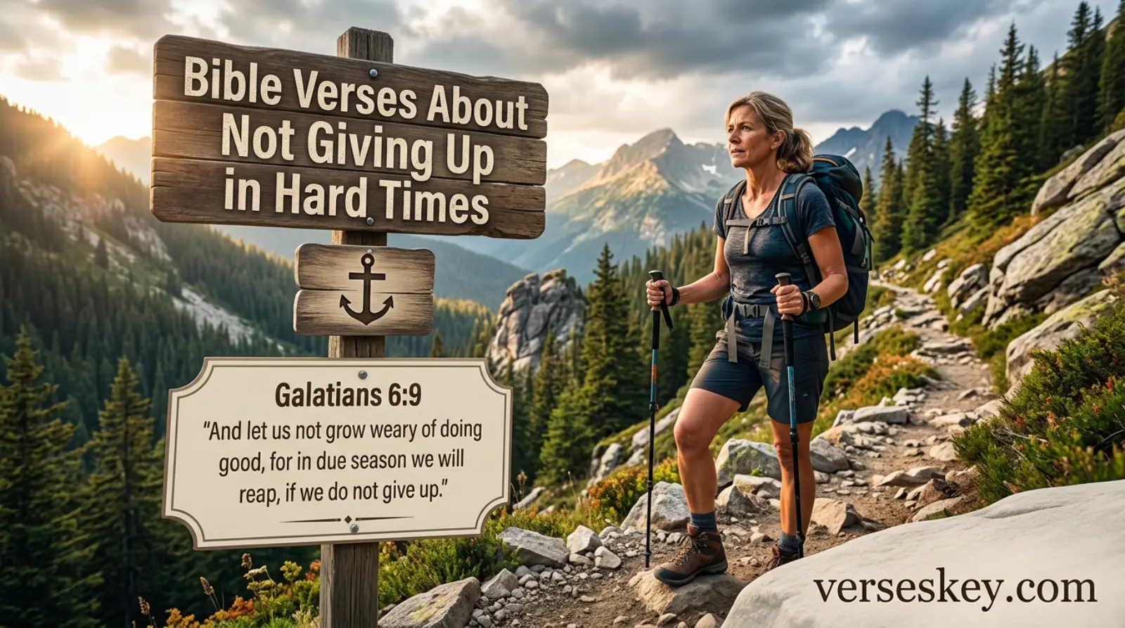 Bible Verses About Not Giving Up in Hard Times