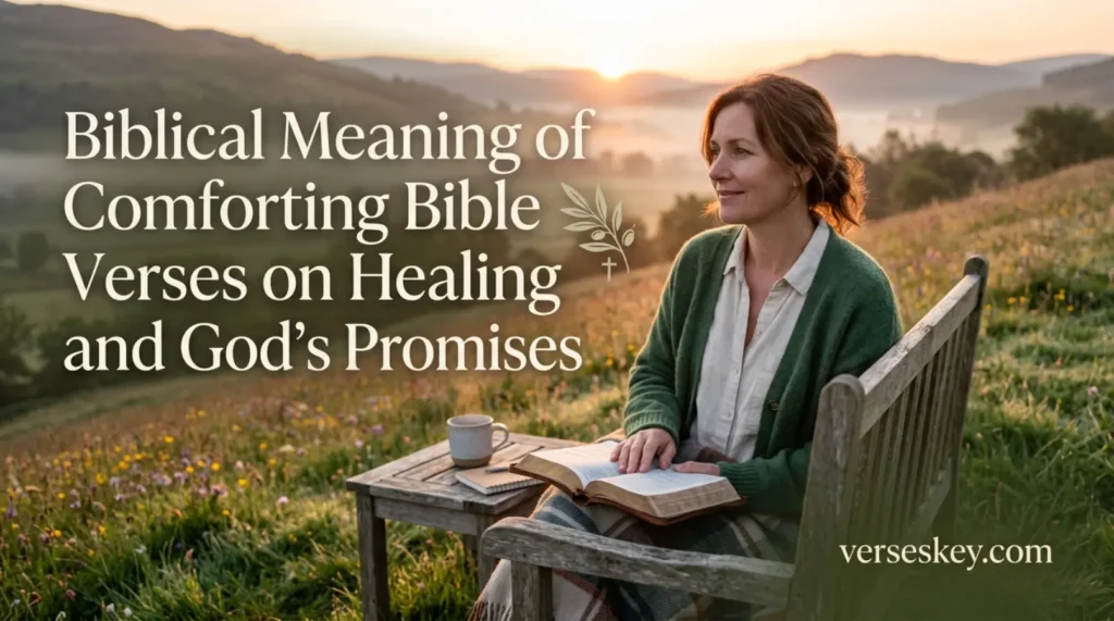 Biblical Meaning of Comforting Bible Verses on Healing and God's Promises