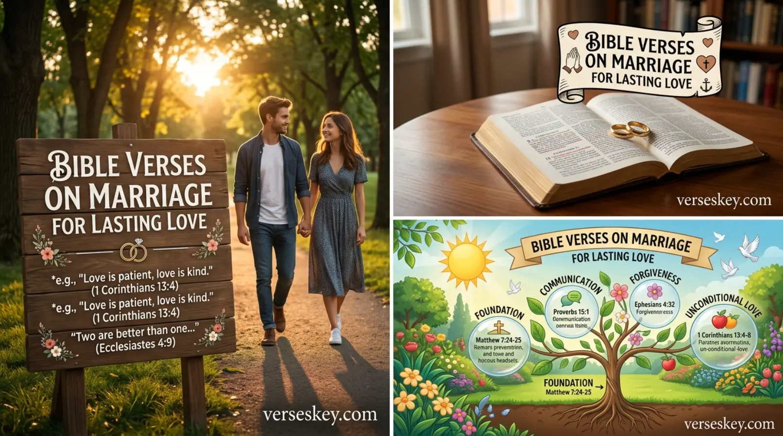Bible Verses on Marriage for Lasting Love