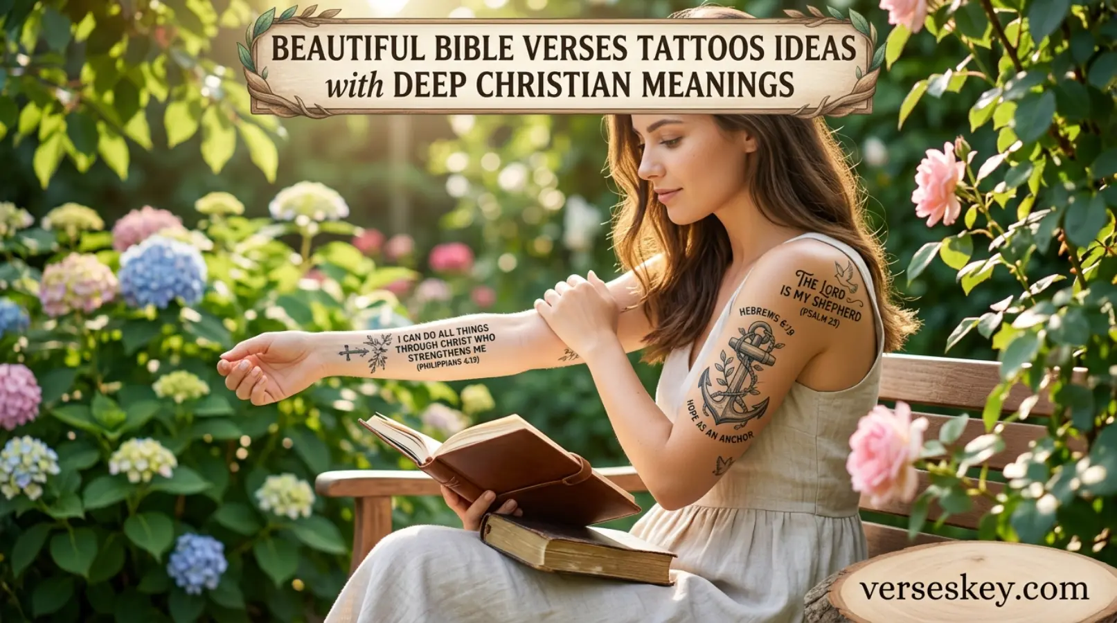 Beautiful Bible Verses Tattoos Ideas with Deep Christian Meanings
