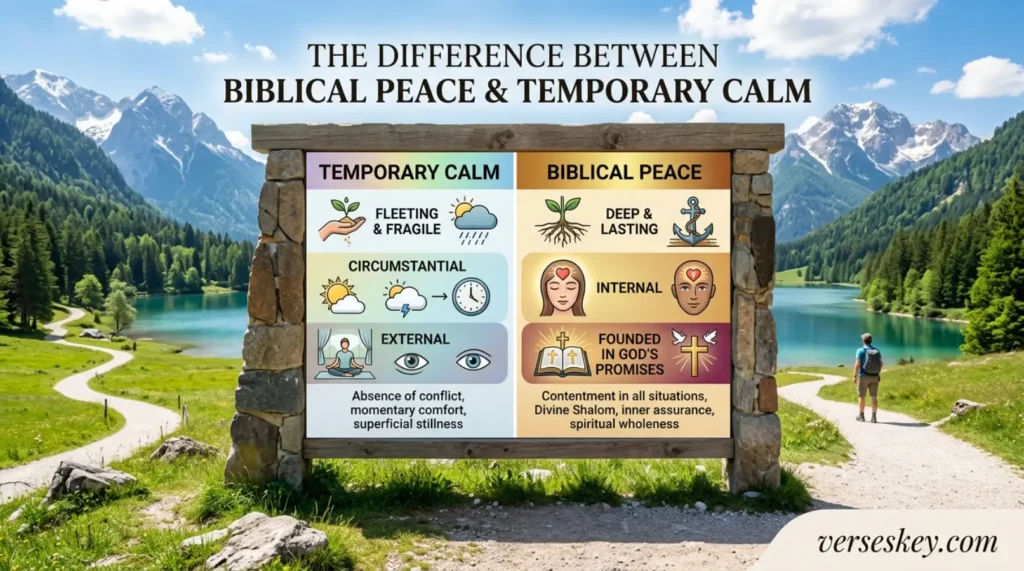 The Difference Between Biblical Peace and Temporary Calm