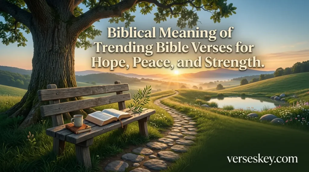 Biblical Meaning of Trending Bible Verses for Hope, Peace, and Strength