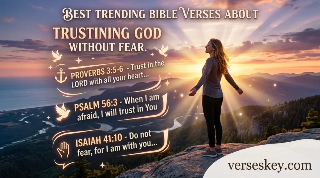 Best Trending Bible Verses About Trusting God Without Fear